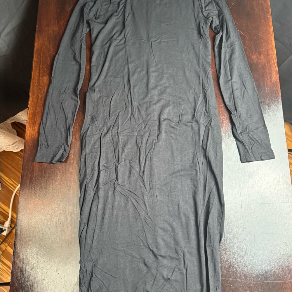 Marine Layer Beautiful Black Long Sleeve Dress